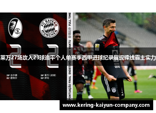 莱万27场攻入23球追平个人单赛季西甲进球纪录展现锋线霸主实力